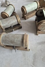 Bronzen verstelbare wandlamp