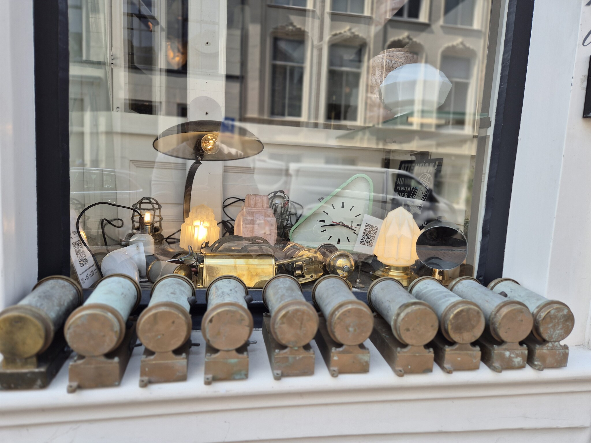 Bronzen verstelbare wandlamp