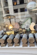 Bronzen verstelbare wandlamp