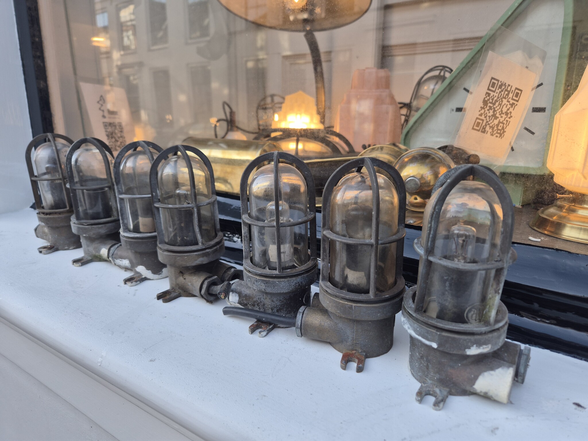 Mini messing Industria Rotterdam lampen