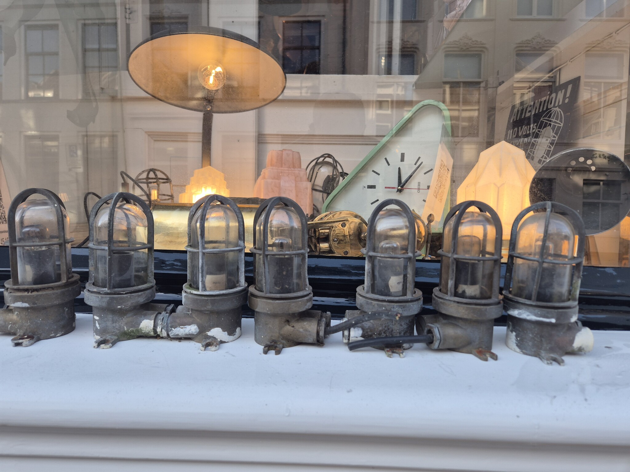 Mini messing Industria Rotterdam lampen