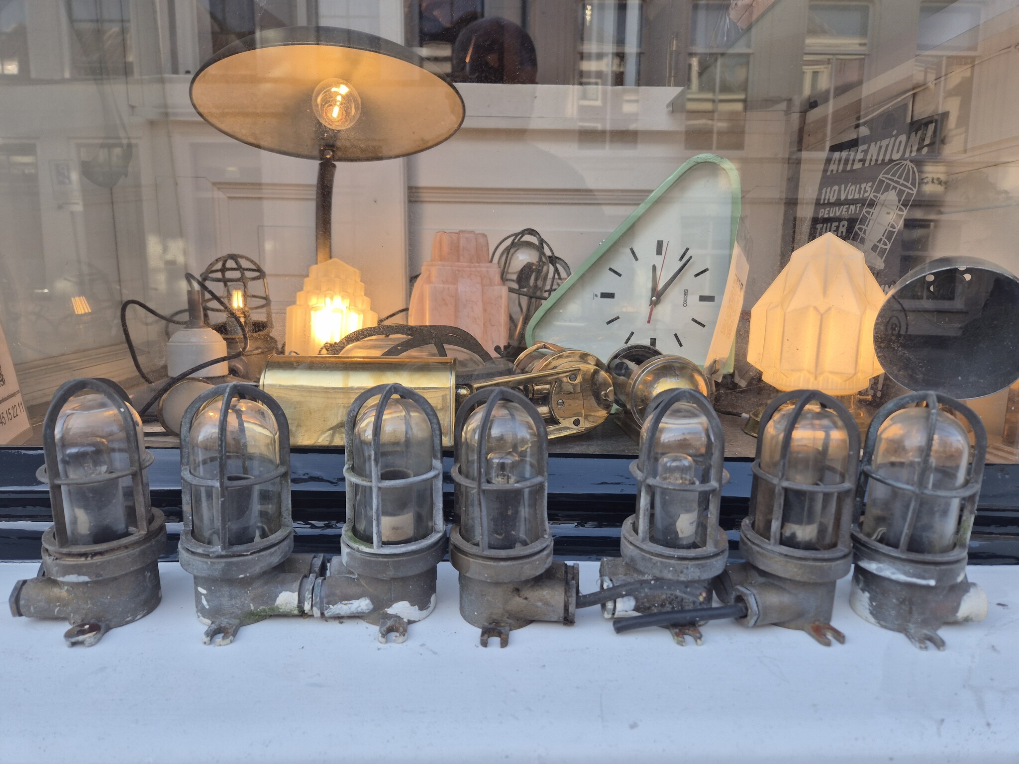 Mini messing Industria Rotterdam lampen