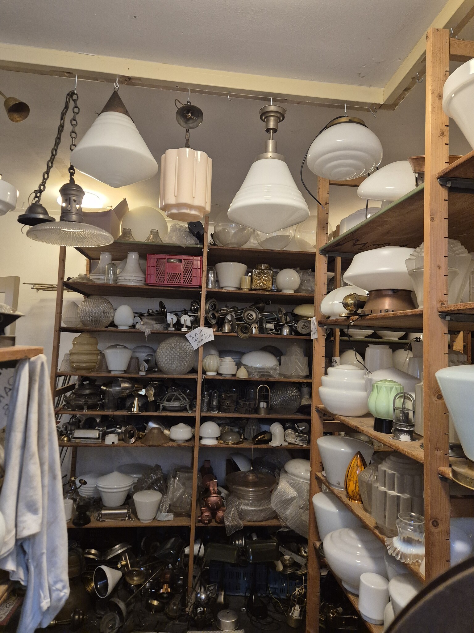 Uniek aanbod oude lampen