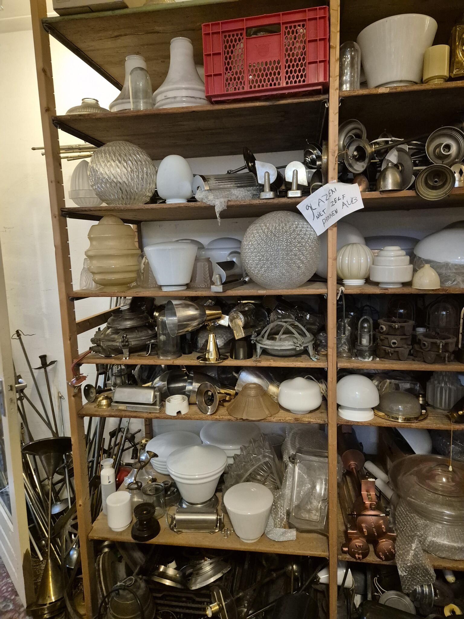 Uniek aanbod oude lampen