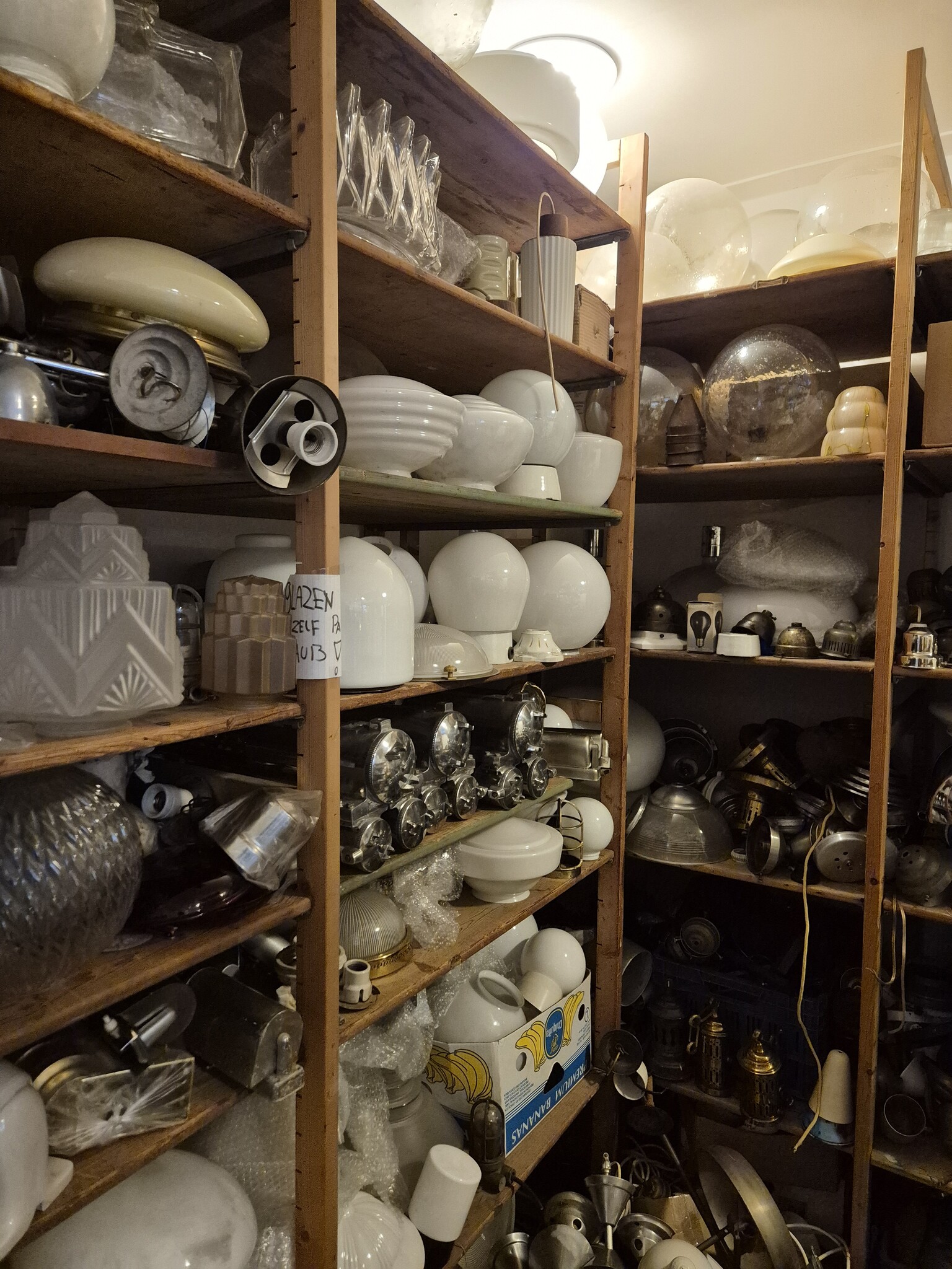 Uniek aanbod oude lampen