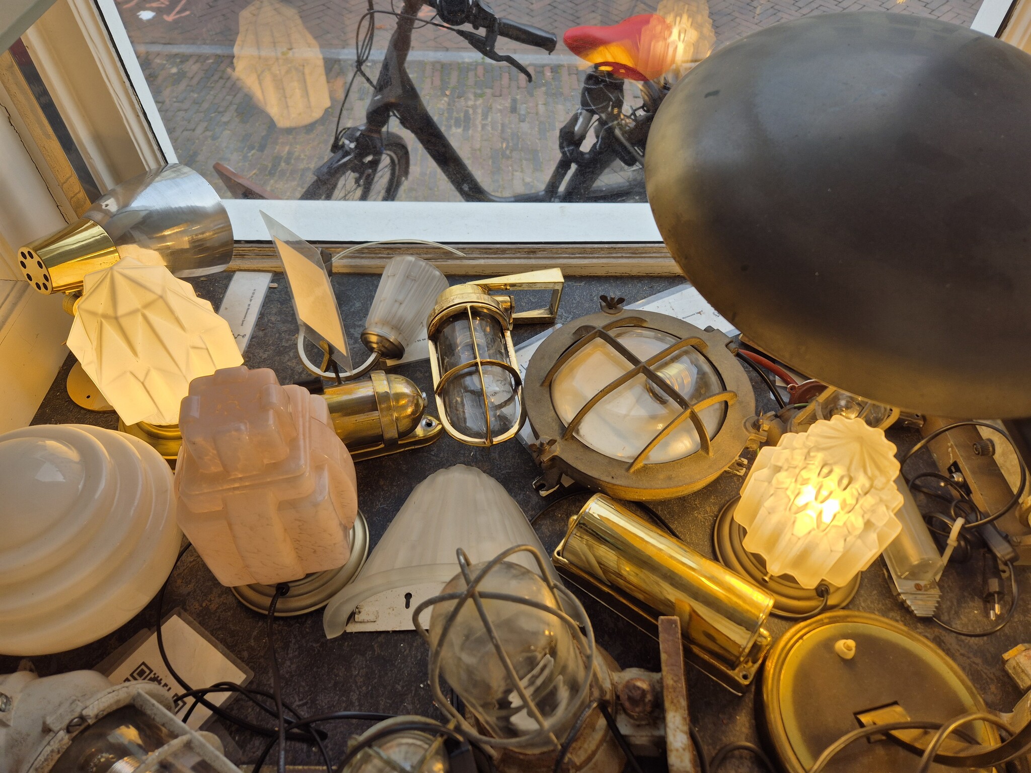 Uniek aanbod oude lampen