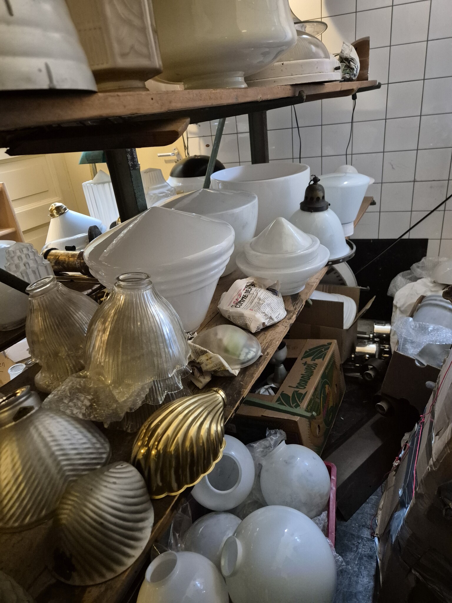 Uniek aanbod oude lampen