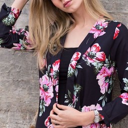 Floral black