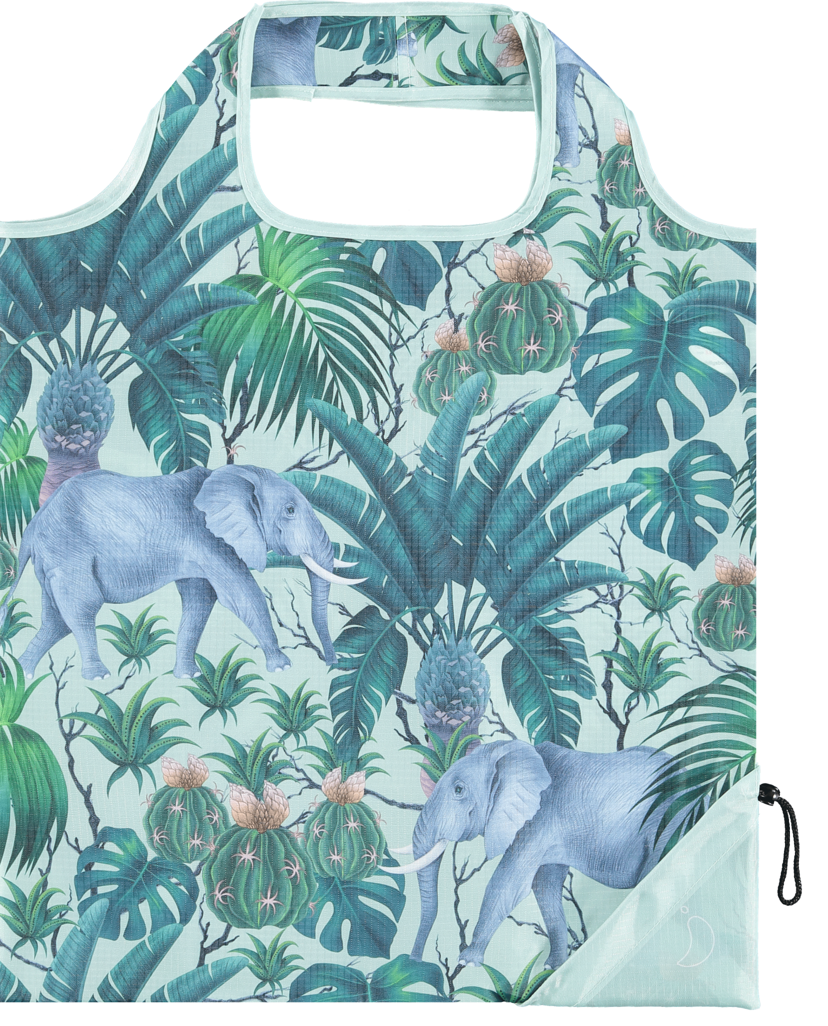 Tropical Elephant Resuable Bag