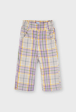 Plaid cropped trousers