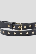 Pinned By K Leather Belt Long