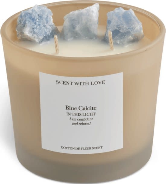 Cotton de Fleur Blue Calcite