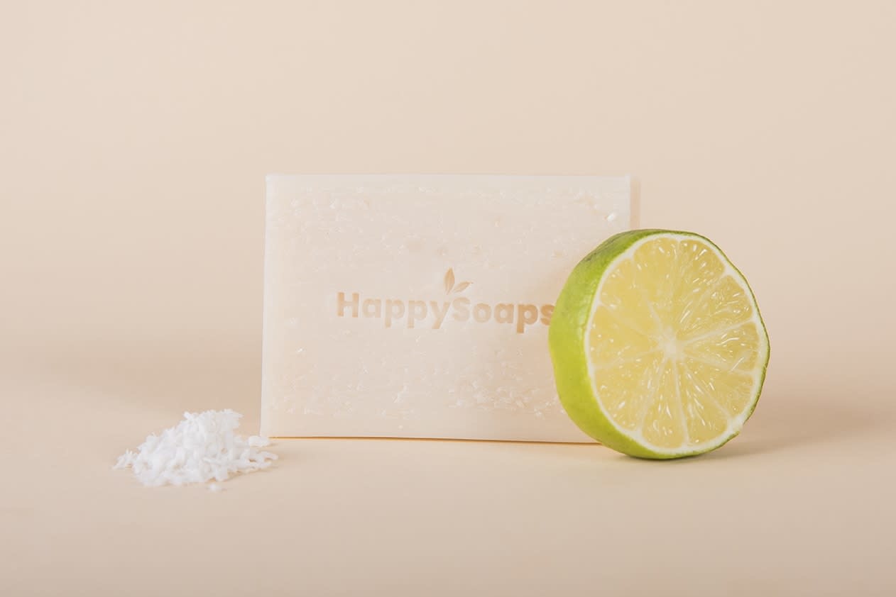 Happy Soaps Body Wash Bar – Kokosnoot en Limoen
