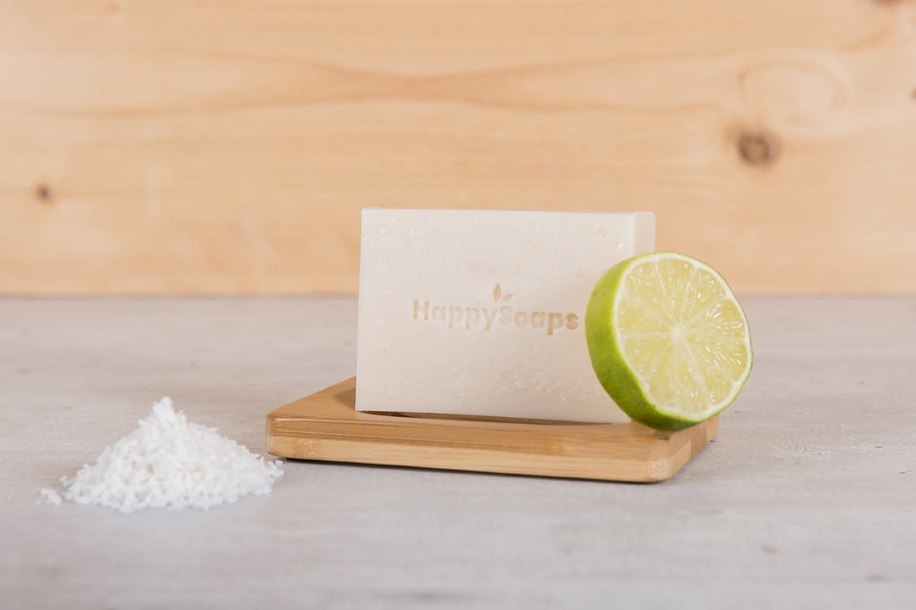 Happy Soaps Body Wash Bar – Kokosnoot en Limoen