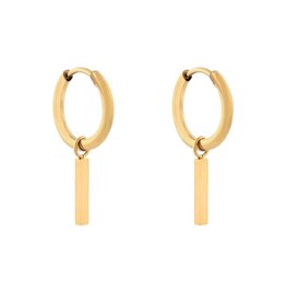 Essentialistics Earrings With Pendant Bar