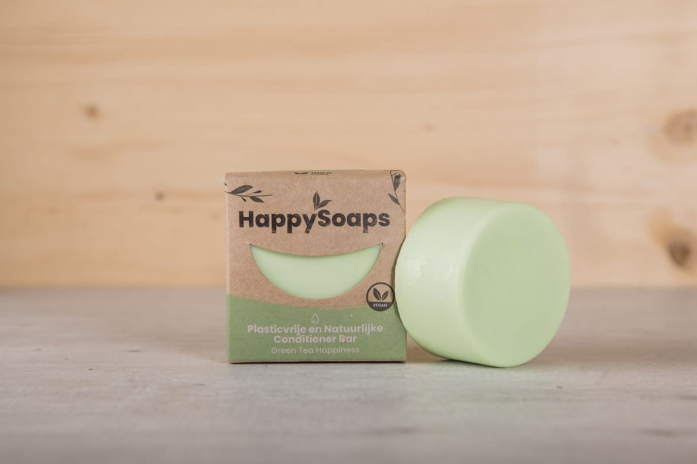 Happy Soaps Green Tea Happiness Conditioner Bar