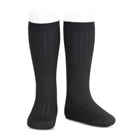 Rib Knee High Socks