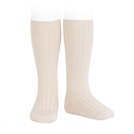 Rib Knee High Socks