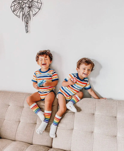 Pegada Striped Socks