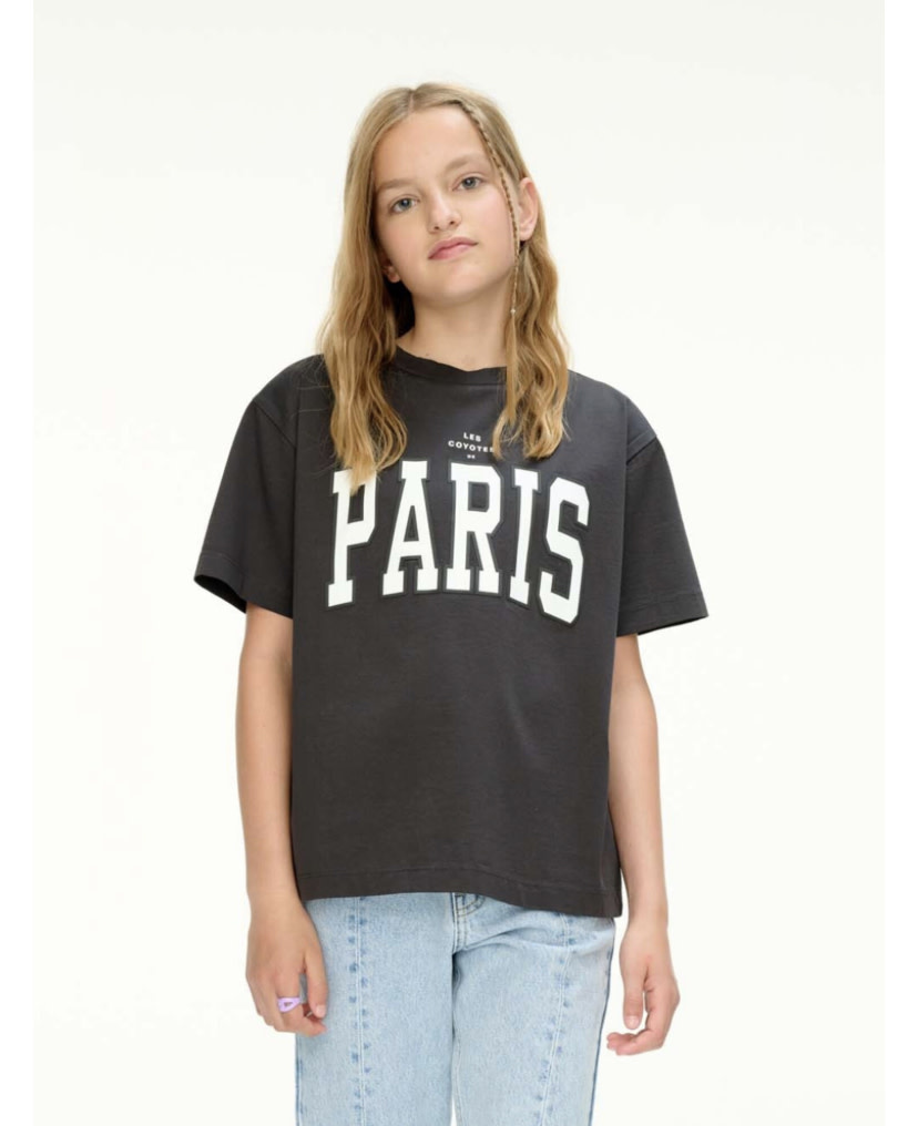 Les Coyote De Paris Relaxed Fit Mercized Artwork T-Shirt