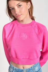Pink Cropped Sweatshirt