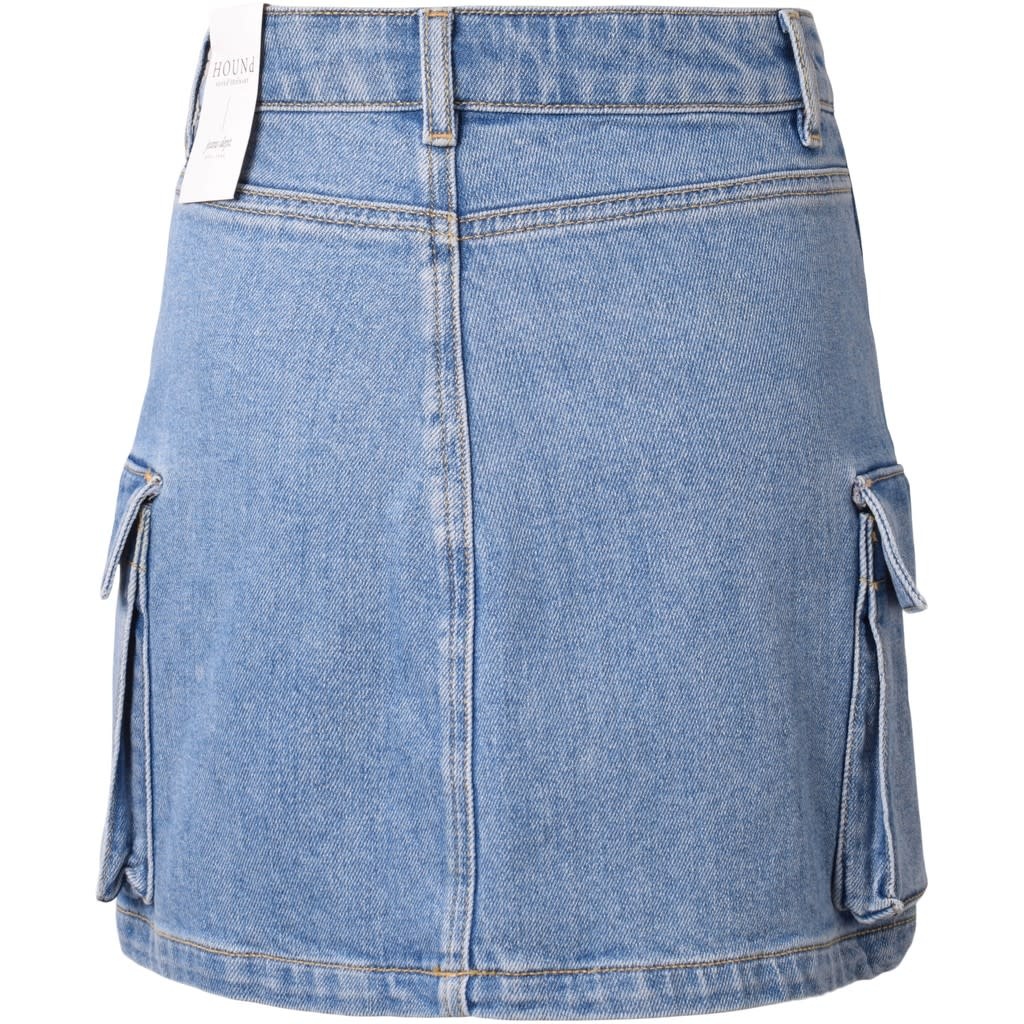 Cargo Denim Skirt