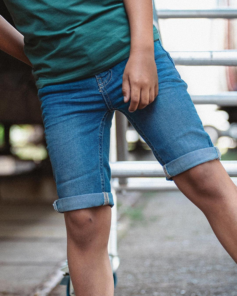 Stretch Denim Short