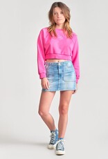 Pink Cropped Sweatshirt