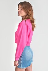 Pink Cropped Sweatshirt