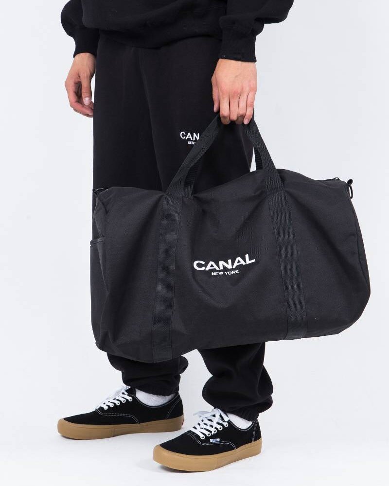 Canal Canal Logo Duffel Bag Black