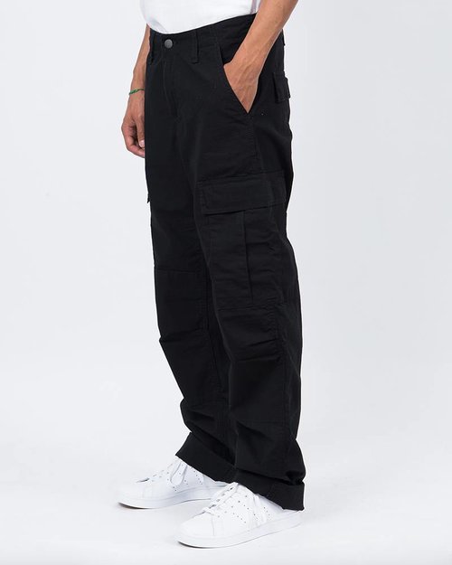Carhartt Carhartt Regular Cargo Pants Black Rinsed