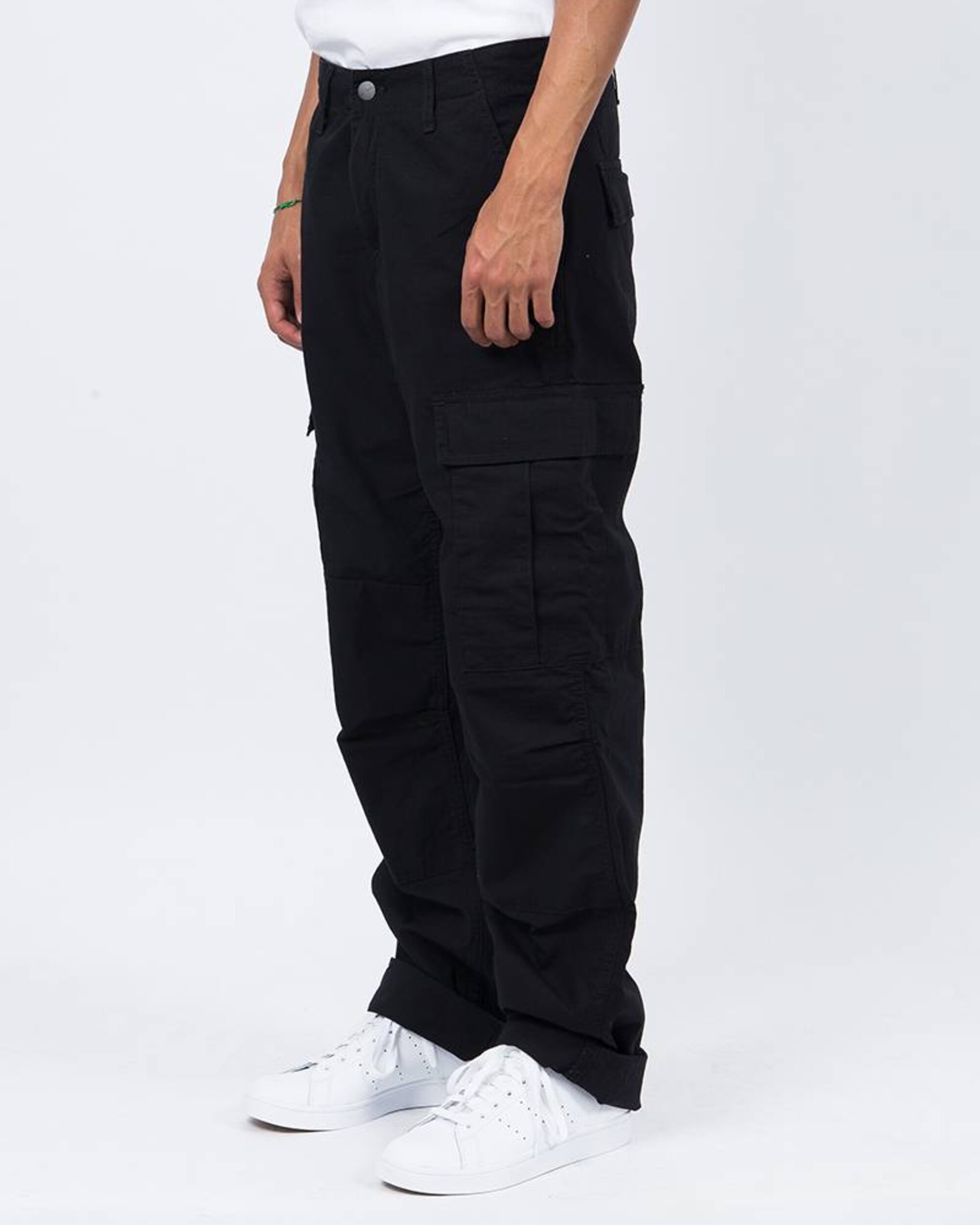 Carhartt Regular Cargo Pants Black Rinsed
