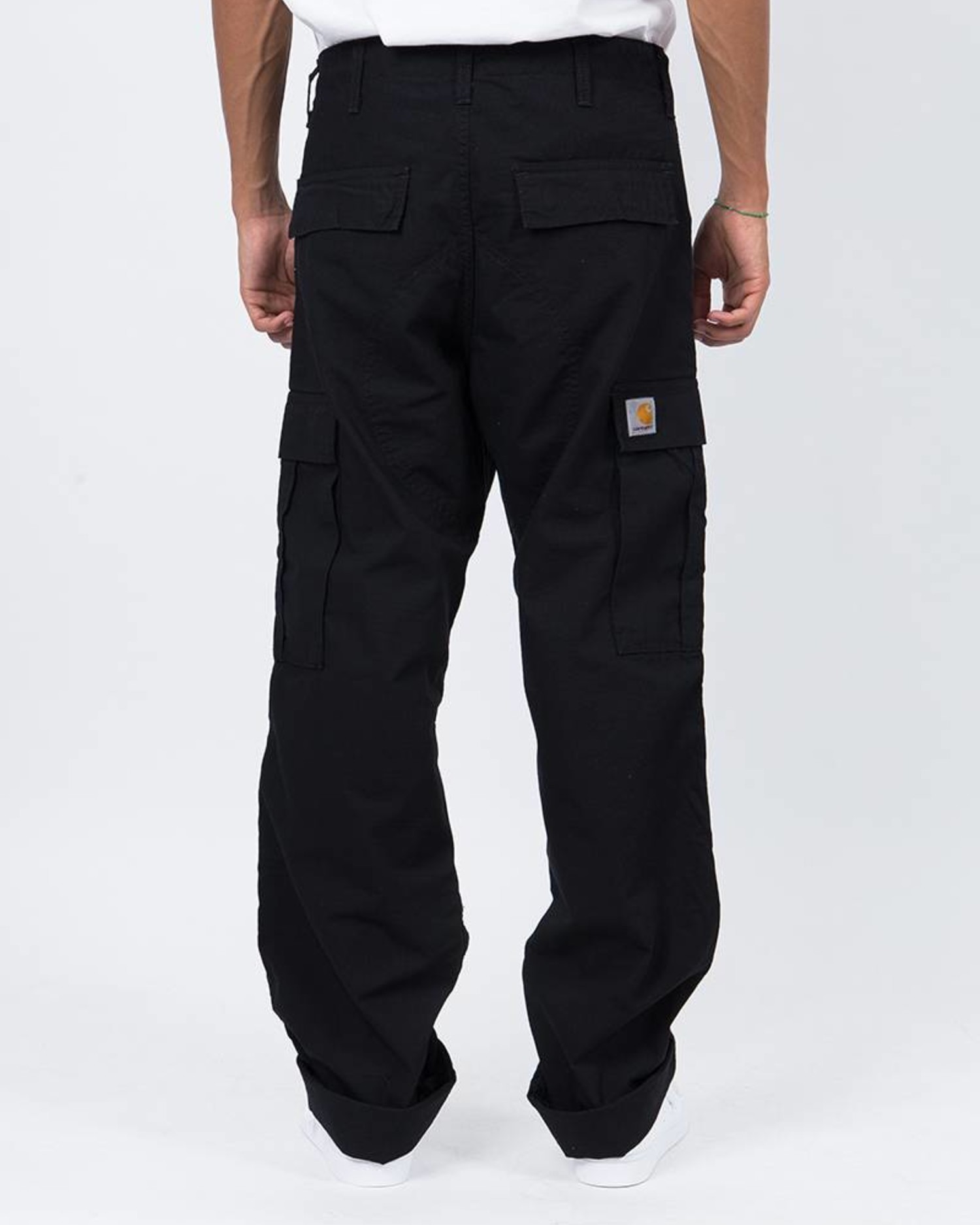 Carhartt Carhartt Regular Cargo Pants Black Rinsed Lockwood
