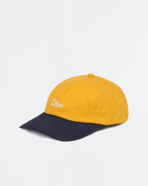 Dime Dime Twotone Classic Logo Cap Yellow/Navy