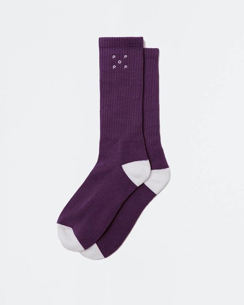 Pop Trading Co Pop Trading Company Sport Socks Eggplant