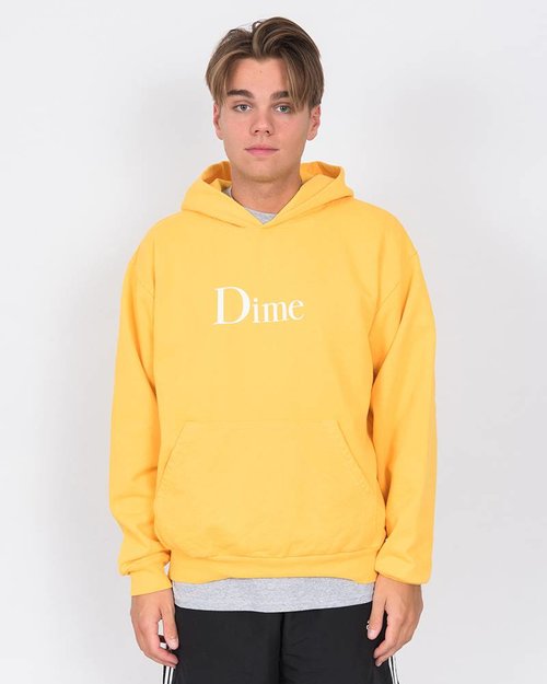 Dime Dime Classic Logo Hoodie Gold