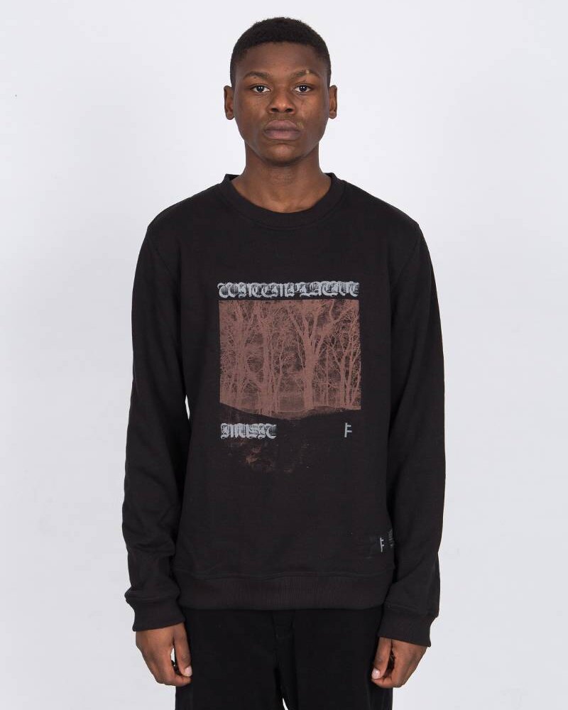 Former Former Contemplative Music Crewneck Black