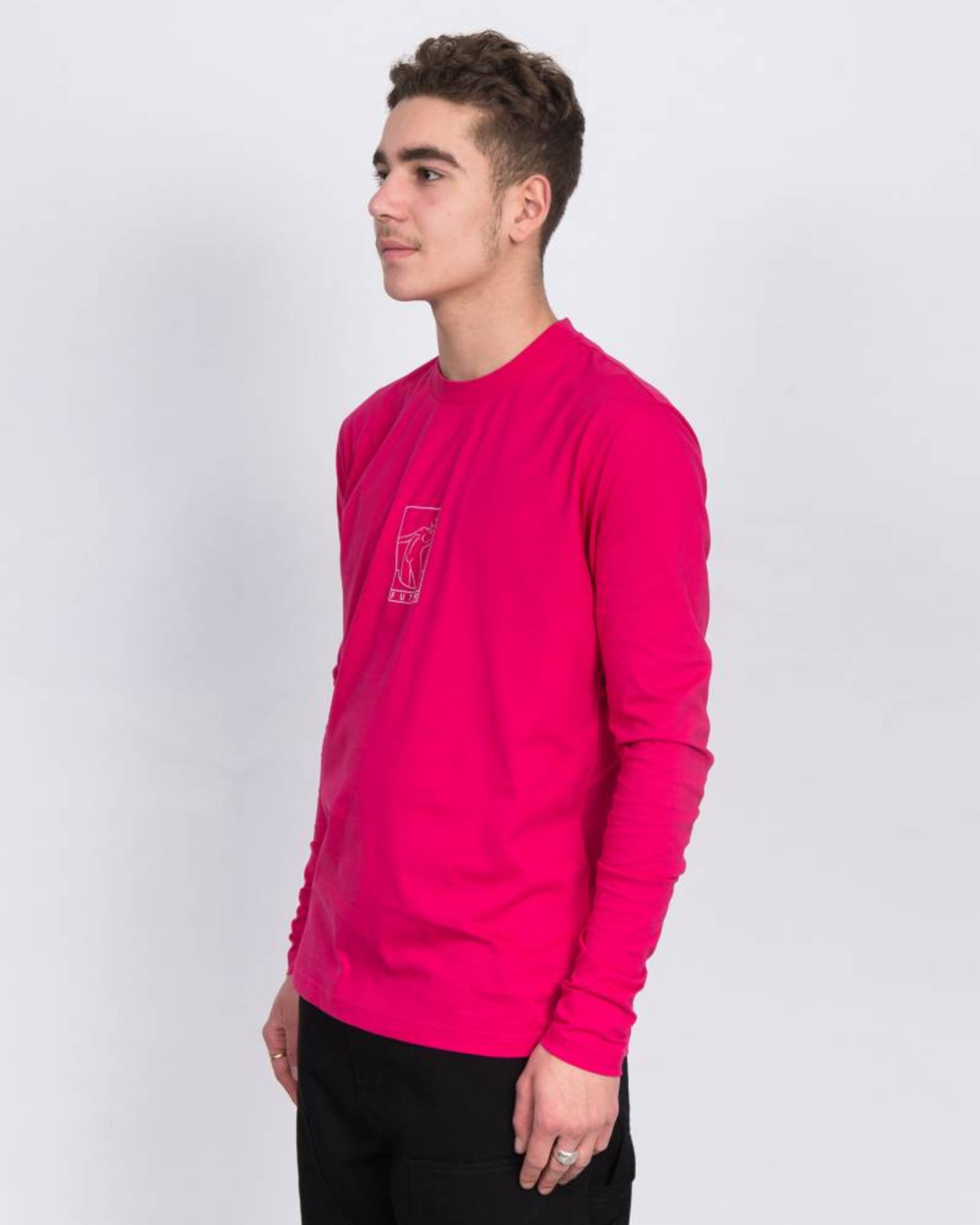 Futur Outline 01 Longsleeve Fuchsia