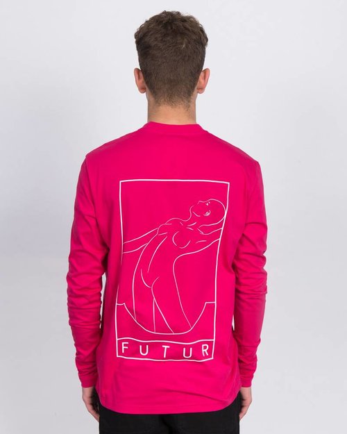 Futur Futur Outline 01 Longsleeve Fuchsia