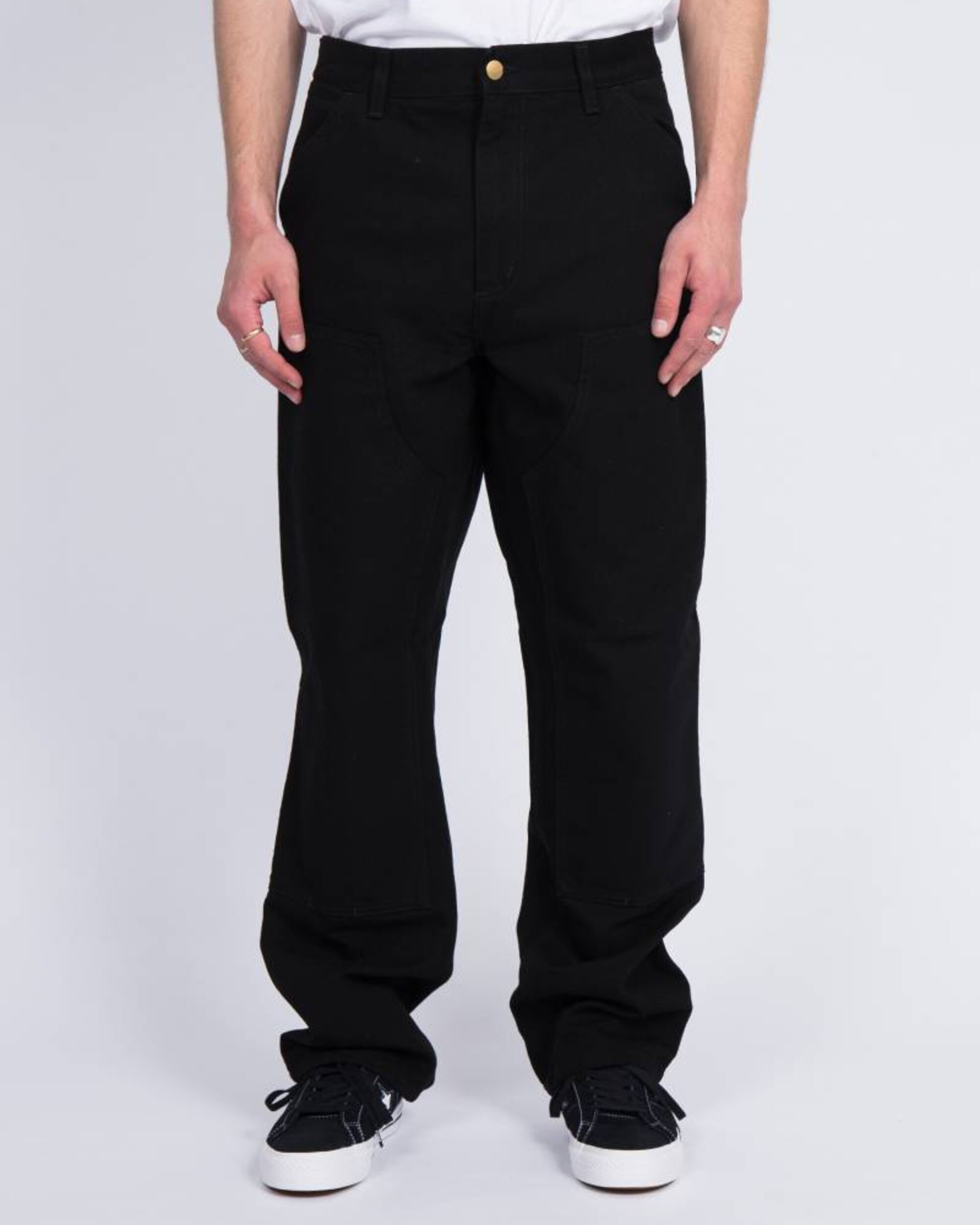 Carhartt Double knee pant Cotton black rinsed