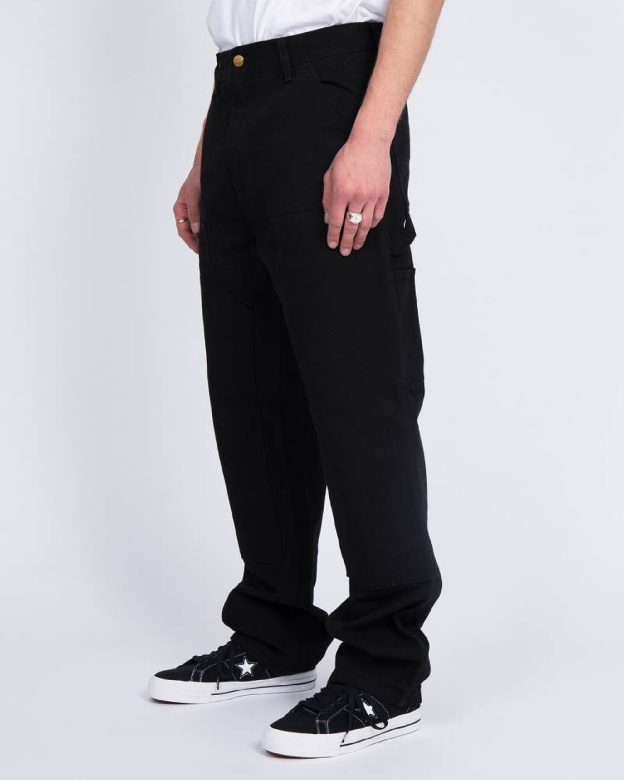 Carhartt Double knee pant Cotton black rinsed