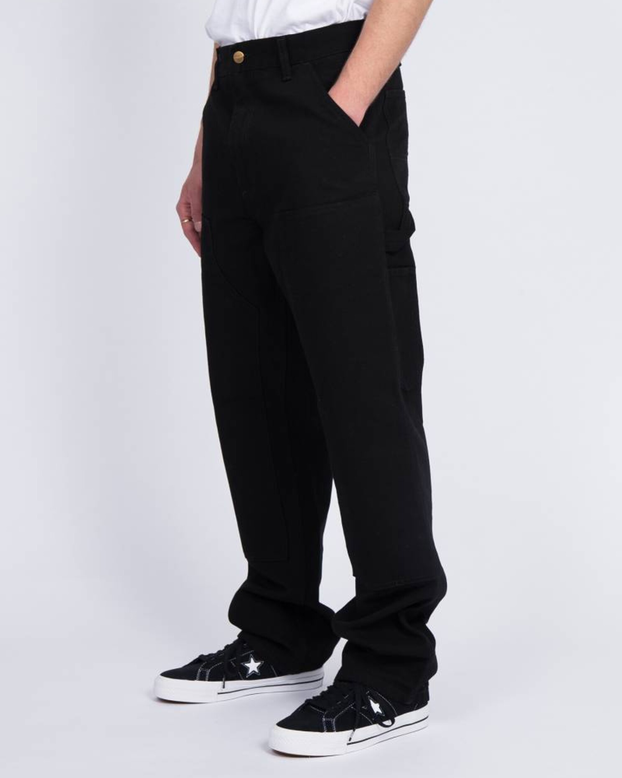 Carhartt Double knee pant Cotton black rinsed