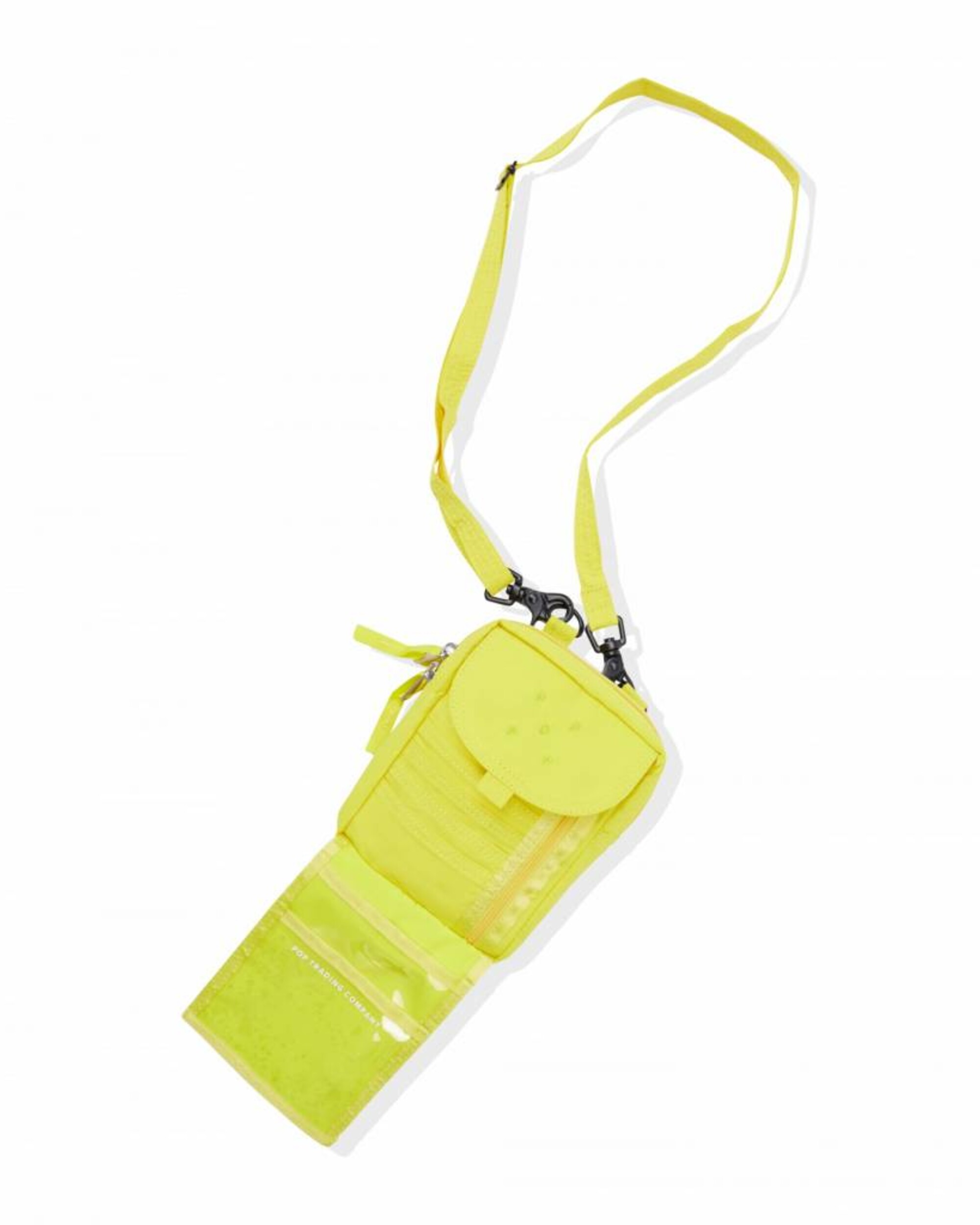 Pop Trading Co Passport Pouch Electric Yellow