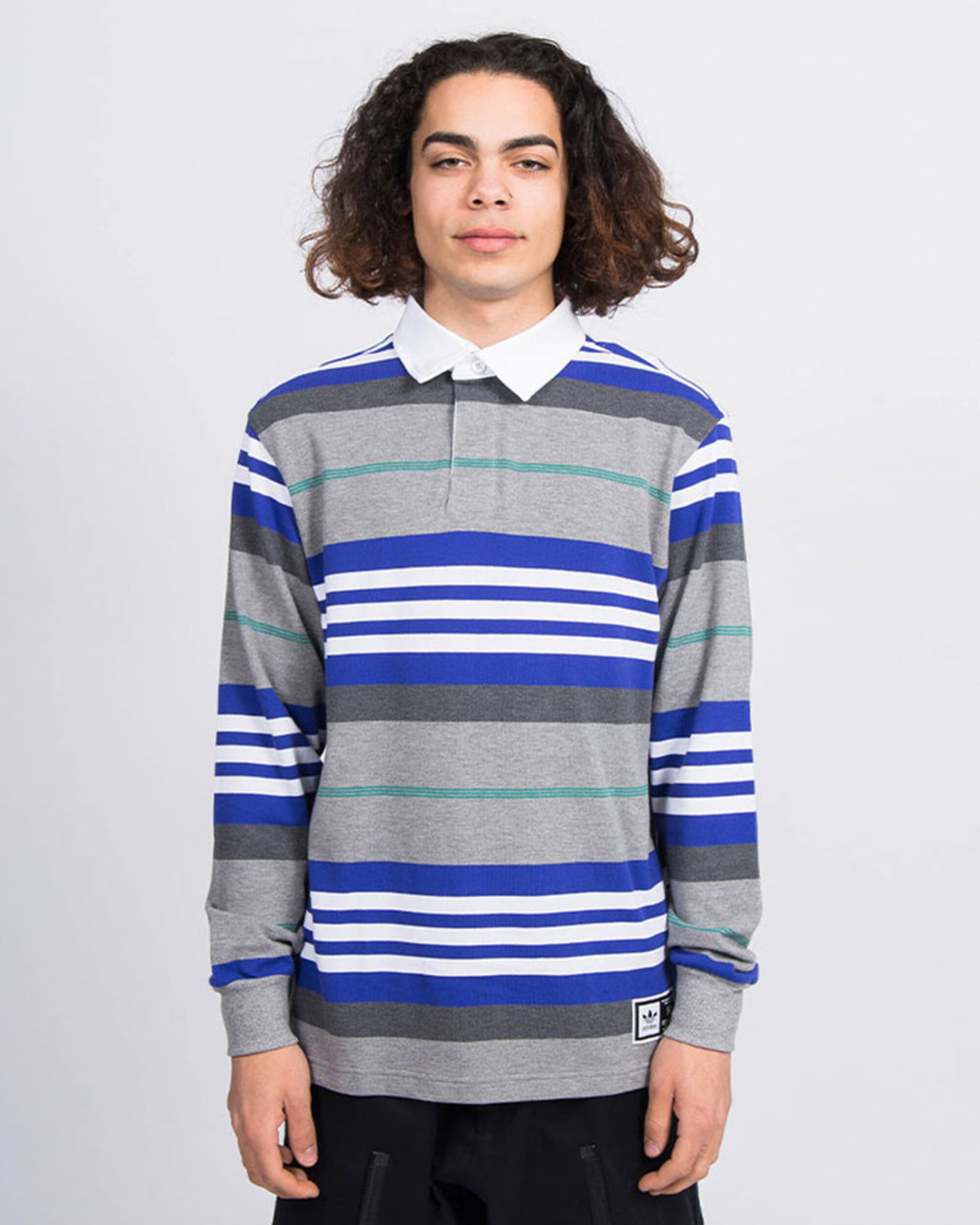 Adidas clelandpolo         corhtr/actblu/actgrn