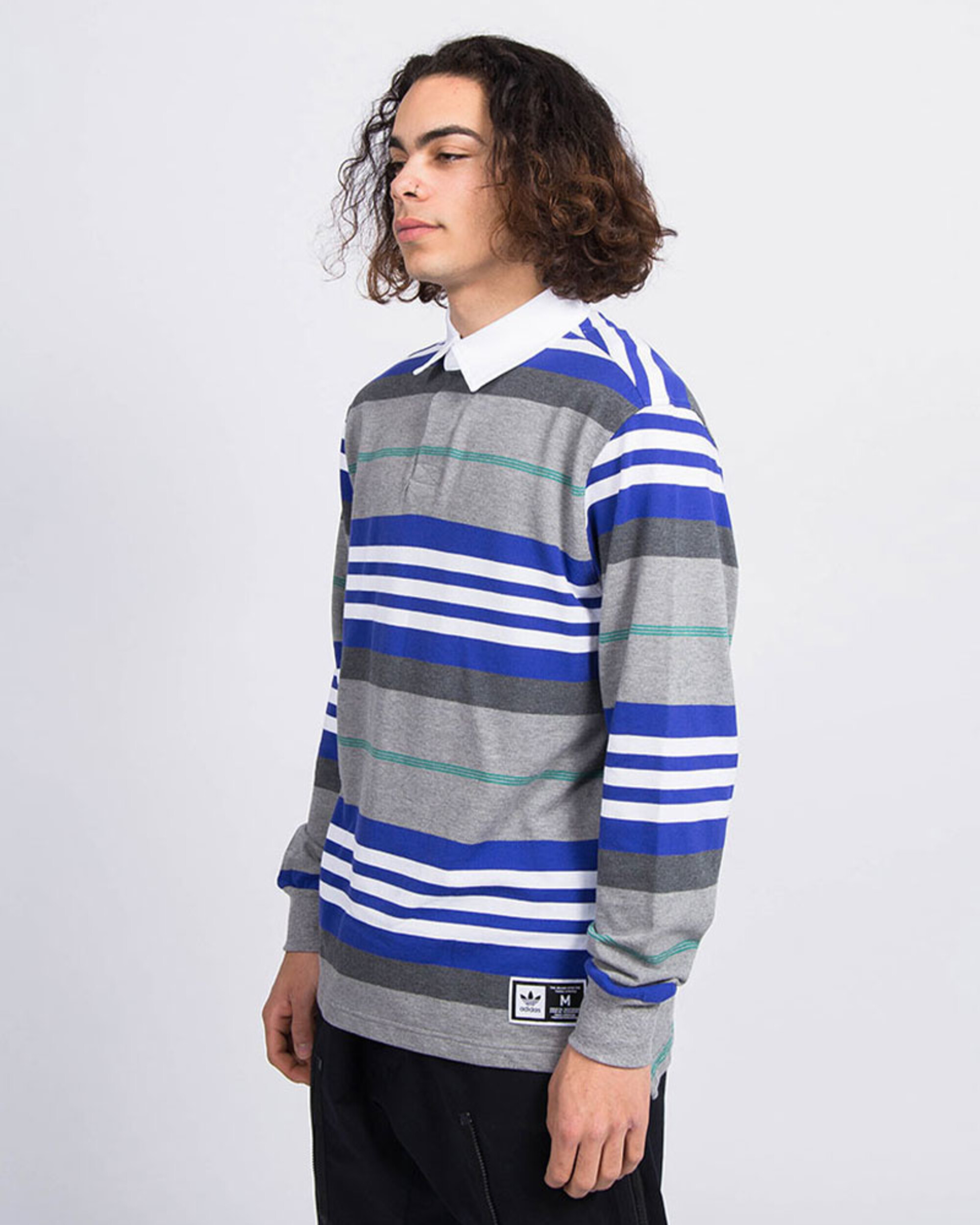 Adidas clelandpolo         corhtr/actblu/actgrn