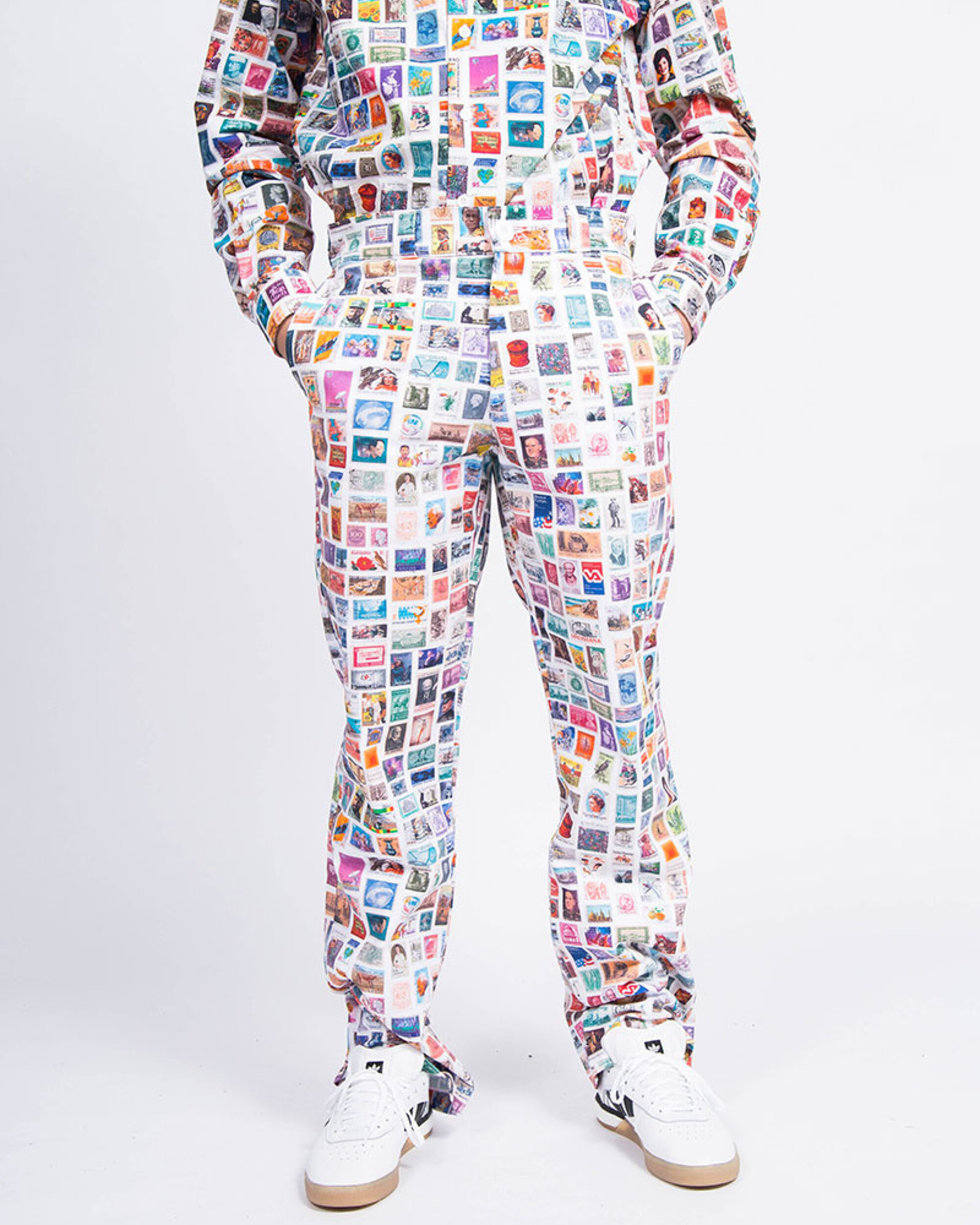 Fucking Awesome Stamps Dress Pants White/Multi