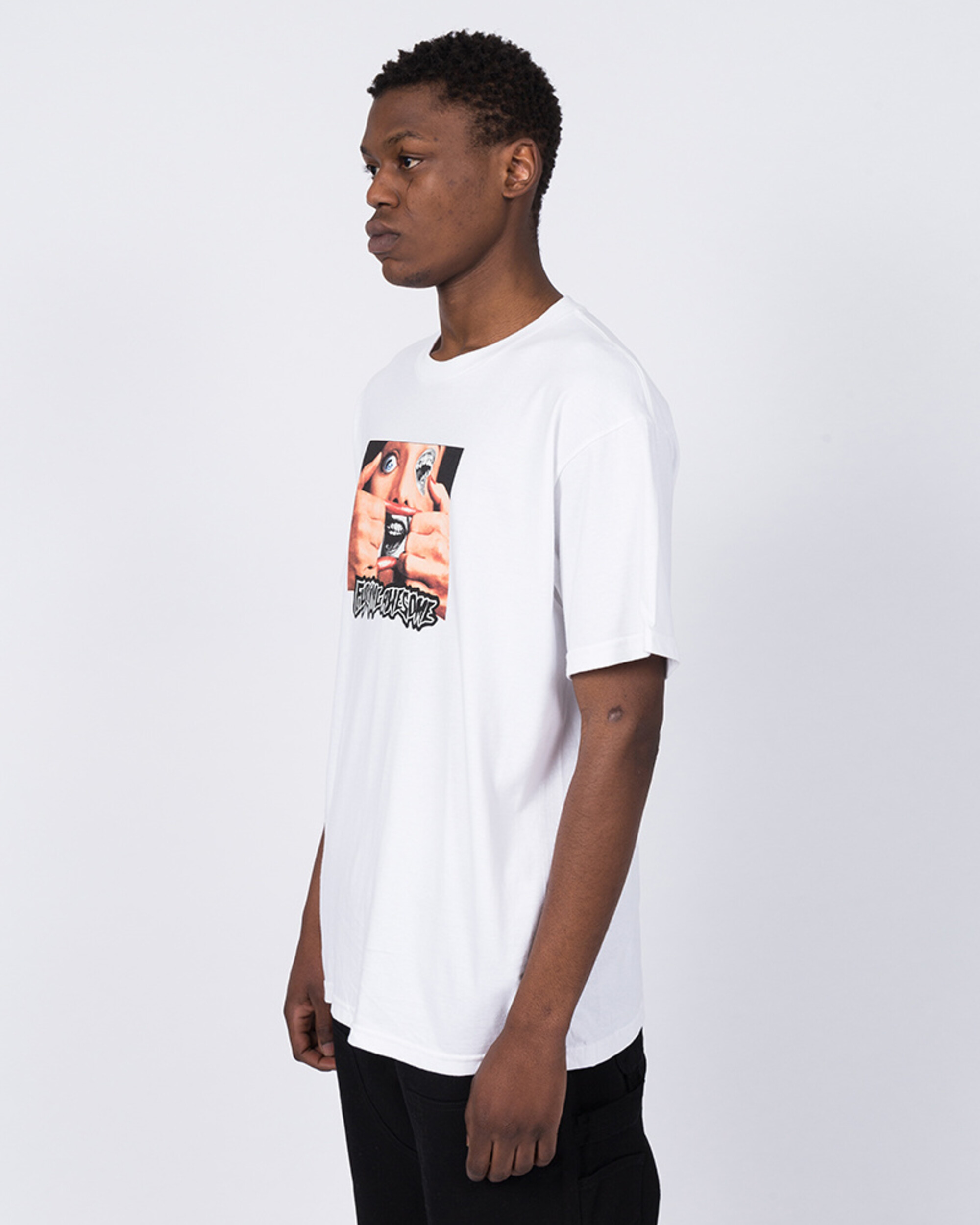 Fucking Awesome Brace Face T-Shirt White