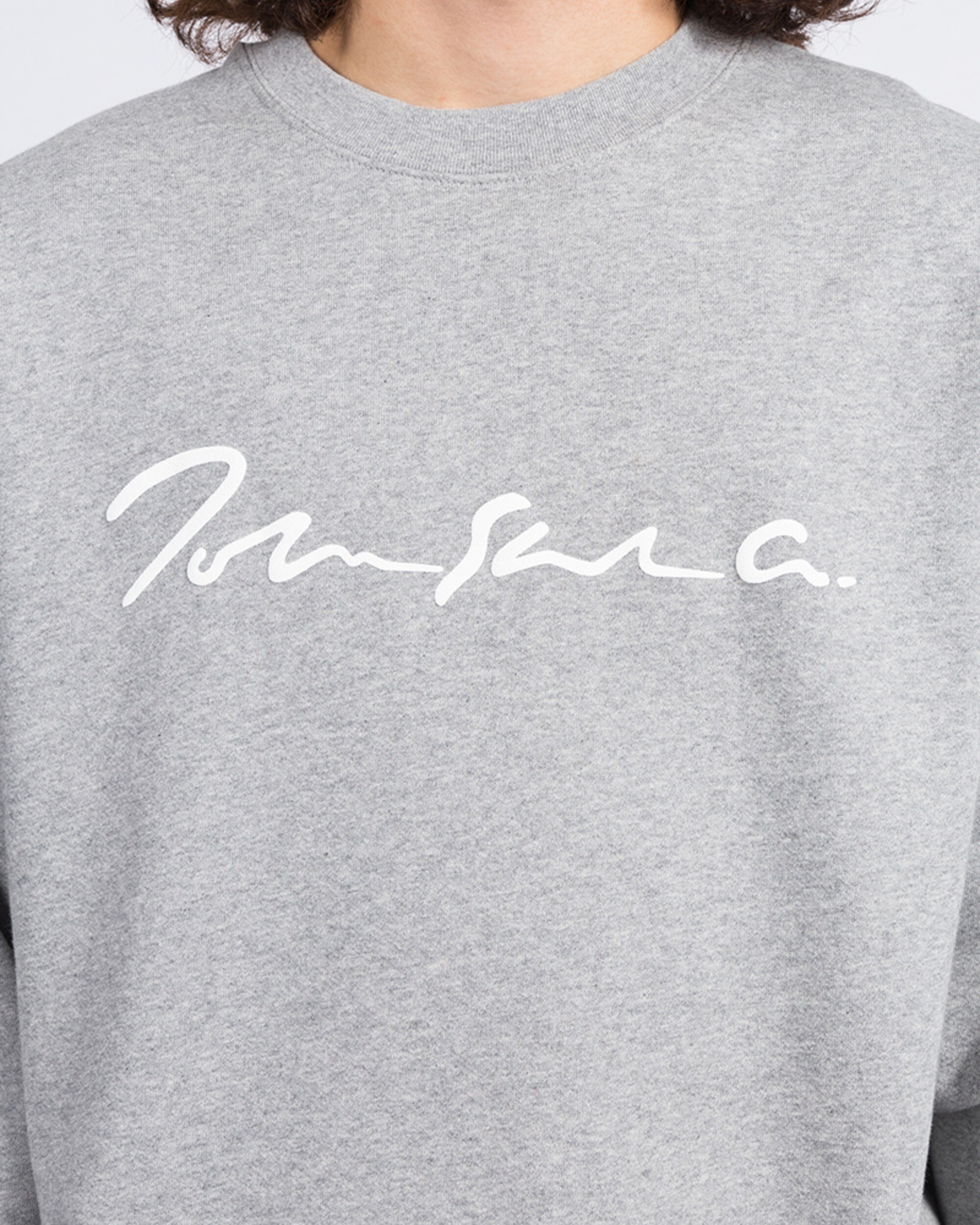 Polar Signature Crewneck Heather Grey