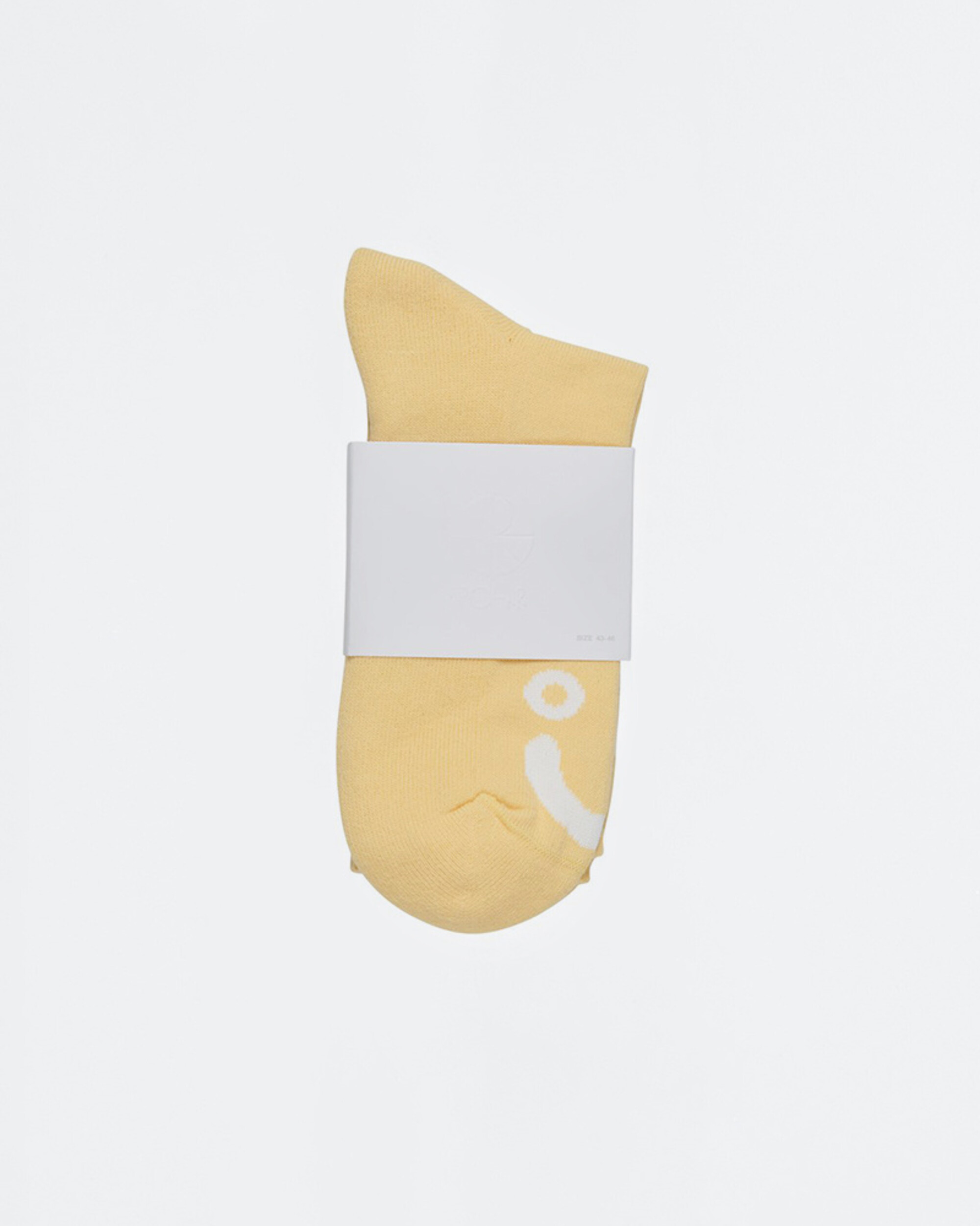 Polar Happy Sad Socks Light Yellow