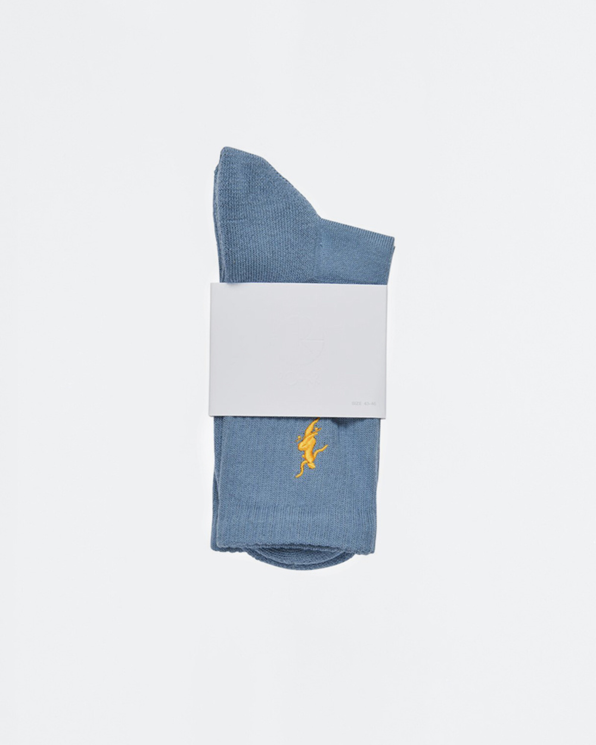 Polar No Comply Socks Slate Blue/Yellow
